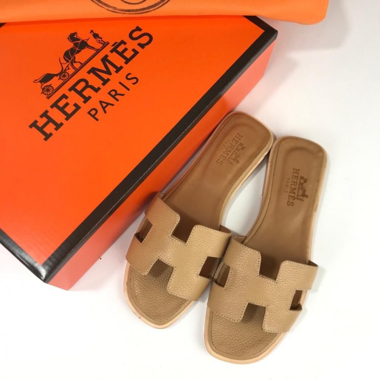 HERMES SANDALS ORAN TERLİK FLOTUR HARDAL